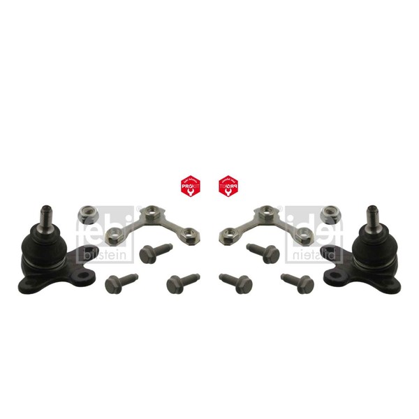 Febi Bilstein Traggelenk FüHrungsgelenk Set Links Rechts Vorne FüR Vw Polo Lupo-image