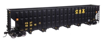 Walthers Mainline HO 56340 CSX CSXT 73' Greenville Wood Chip Hopper Freight Car