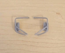 ABS-LIKE RESIN 3D PRINTED 1/25 1969 FORD F-250 CREW CAB PICKUP DOOR MIRRORS