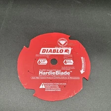 Diablo D0604DH PCD HardieBlade Cement Cutting Saw Blade, 6-1/2" x 4T