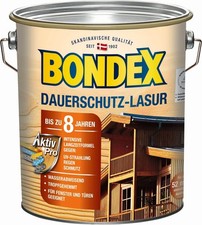 Dauerschutz Lasur 4 l f&uuml;r 52 m&sup2; Holzfarbe Holzschutzlasur Holzschutz Au&szlig;en