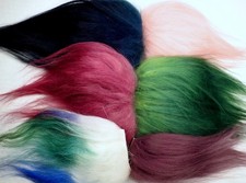 Troll Wig Hair Replacement Icelandic Mohair 6 pc's Small Color Mix 314