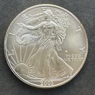 2003 USA American Eagle Bullion $1 Liberty Dollar 1oz Troy 999 Fine Silver Coin