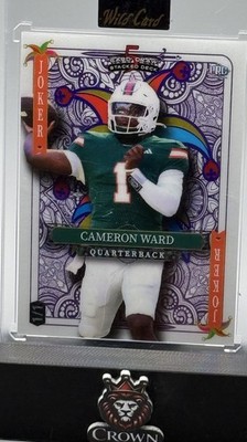 Cam Ward 1/1 Rookie Joker Wild Card Titans Miami Rookie Rare