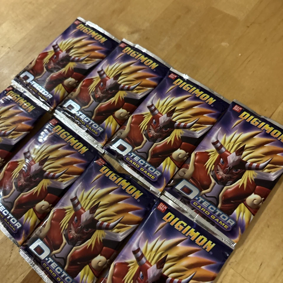 Digimon D-Tector NEW 8 Sealed Blister Pack S BANDAI 2002 - (RARE) READ - Image 4 of 4