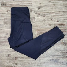 Xersion Black High Compression High-Rise 7/8 Medium Ankle Leggings Women's NWT 