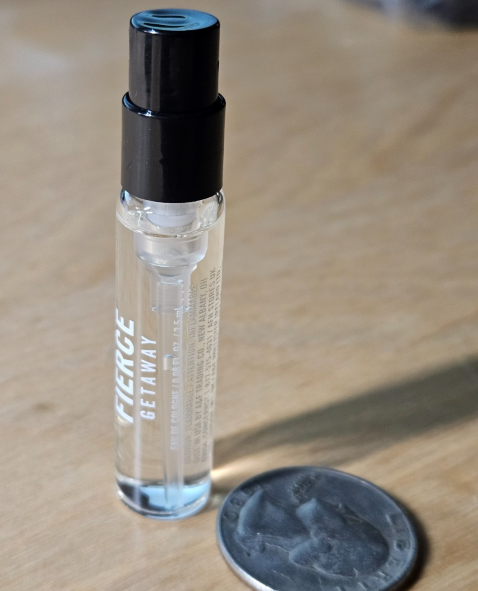 A&F Abercrombie & Fitch Fierce Getaway Cologne 0.08fl/oz / 2.5 ml
