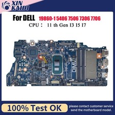Placa madre para computadora portátil Dell Inspiron 14 7506 7306 5406 7706 19860-1 i5 i7 0VMRNH