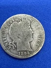 1893-O Barber Silver Dime - Circulated