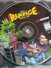 Rampage World Tour PC Game Midway 1997  Disc Only  Good Condition