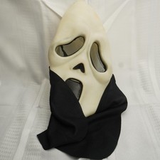 Fun World Ghostface Mask Adult One Size Scream Easter Unlimited Black Shroud