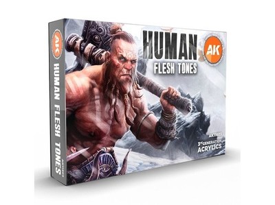 Ak Interactive - 3rd Generation - Acrylic Paint Set Human Flesh Tones Ak11603