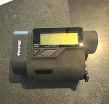 Rife Golf Laser Rangefinder Slope Edition Black Plastic Rangefinder