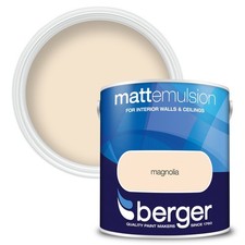 Berger Matt Emulsion 2.5L Magnolia 7.60 per litre