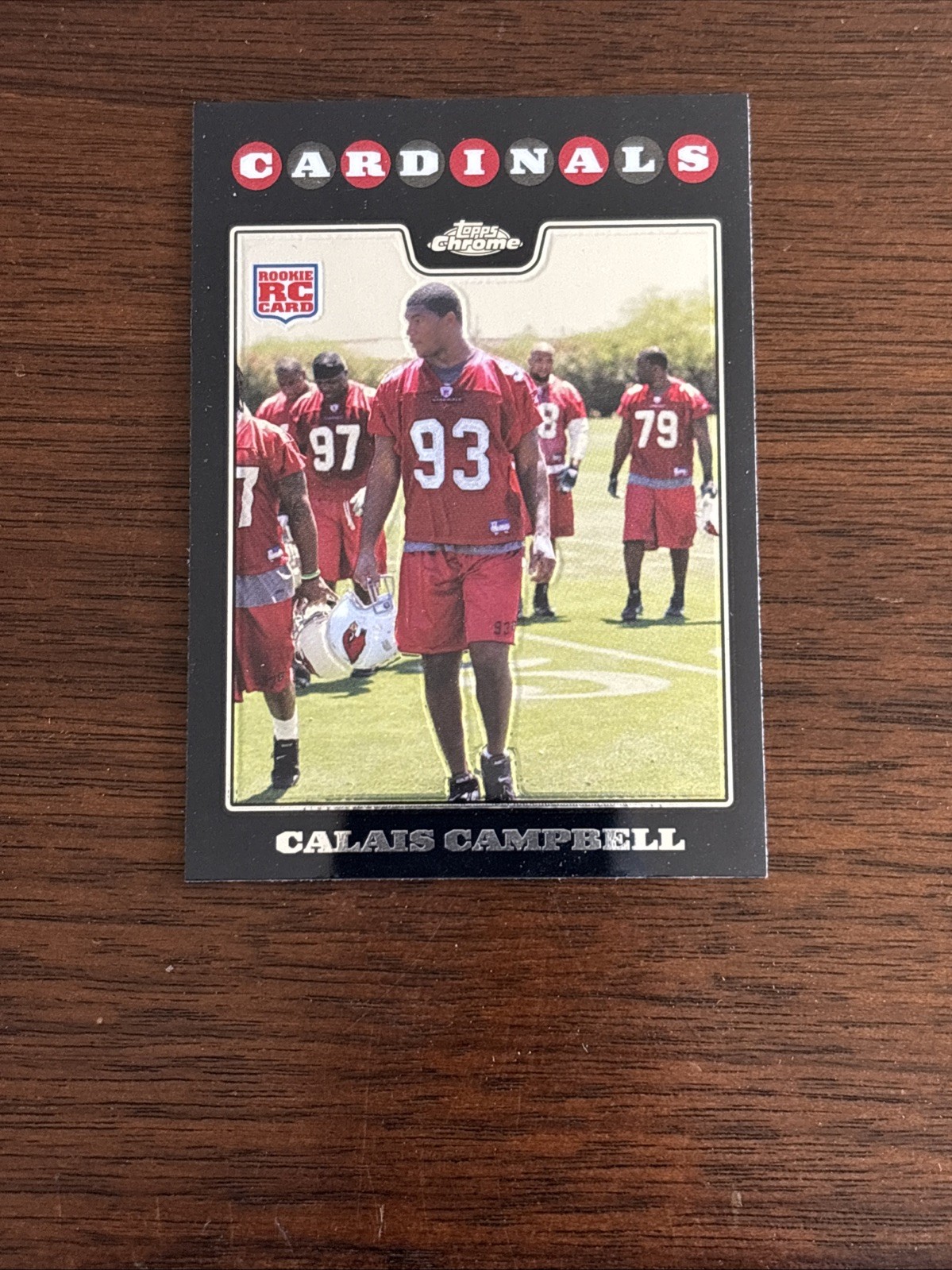2008 Topps Chrome Calais Campbell RC #TC239