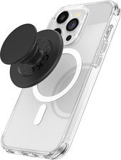 Phone Grip for Magsafe, Magnetic Holder, Phone Stand, Black - Black
