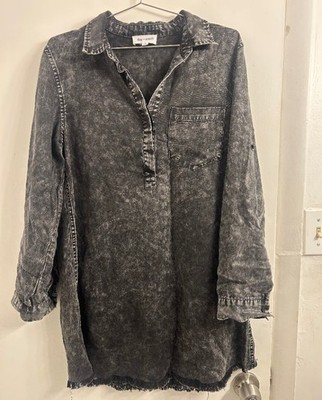 Day+Moon Black Denim Dress