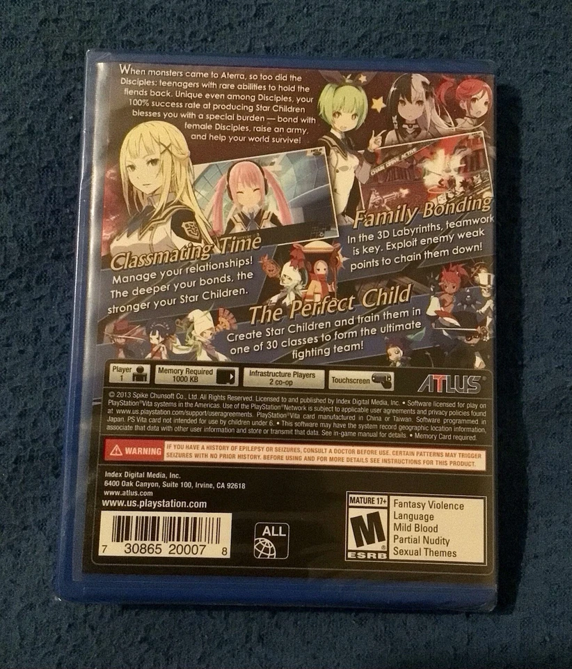Conception 2 Children Seven Stars 2014 PS Vita Game Sony PlayStation New Sealed - Image 2 of 4