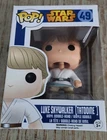 Funko Pop! Vinyl: Star Wars Luke Skywalker #49 Tatooine Blue Box