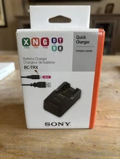 Sony BC-TRX Battery Charger Genuine OEM - X/G/N/D/T/R and K Series Batteries
