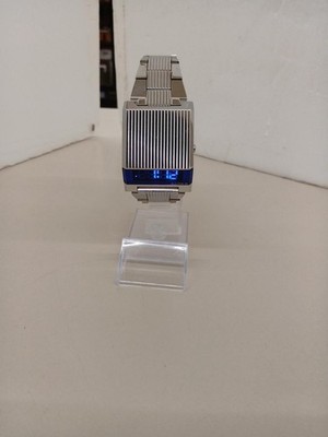 BULOVA Computron 96C139 Digital Quartz Men's Watch Working Pre-Owned