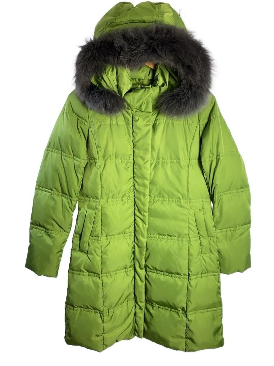 DAMA collection◆Long down jacket/7/polyester/GRN/… - image 1