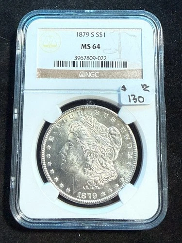 1879 S MORGAN DOLLAR NGC MS 64 022