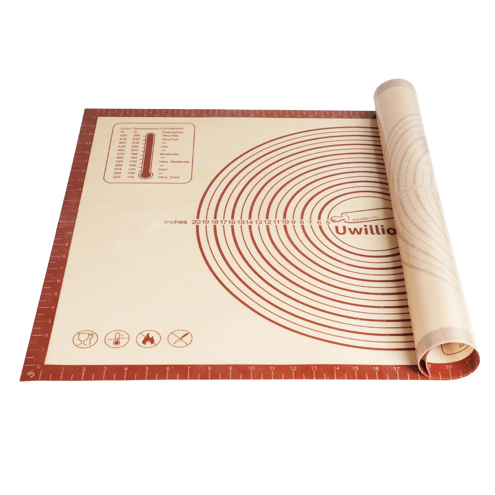 Silicone Pastry Mat 36 x 24 Inch Extra Large Baking Mat with Measurement for ...
Opens in a new wind