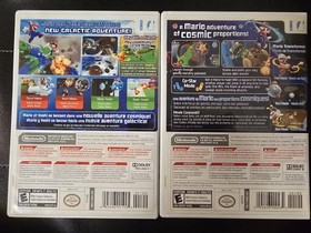 Nintendo Wii - Super Mario Galaxy 1 and 2 Bundle  CIB Complete w/Manual