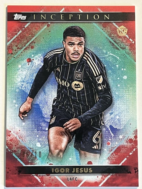 2025 Topps Inception MLS Soccer - Igor Jesus RC RED Parallel #/10 LAFC Rookie