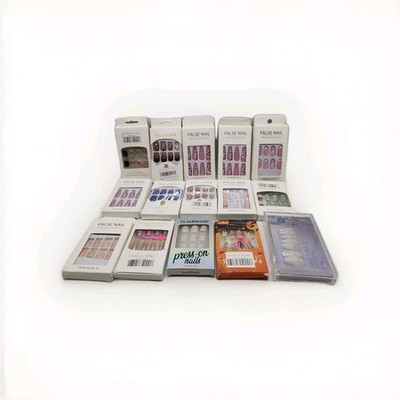 Press On Do It Yourself Nails Lot Of 15 Different Varieties..........     312