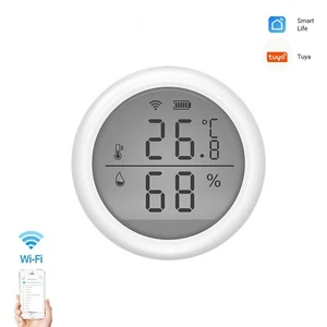 Tuya Smart WiFi Moniteur d'humidité de température LCD Affichage numérique d'écran