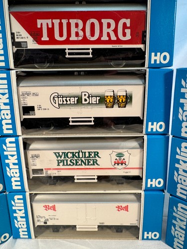 Marklin HO German Beer (Bier) Ten Car Assortment #40 New in Box! - Picture 3 of 5