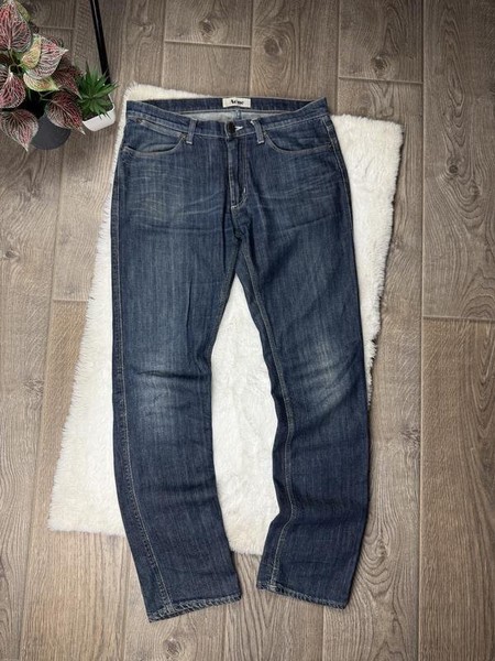Men Acne Jeans Navy Denim 32