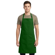 Plain Apron – Solid Colour Chef Cooking BBQ Baking Kitchen Adjustable Apron