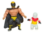 VINTAGE RARE TOY BOOTLEG MEXICAN FIGURE WRESTLING FIGHTERTINIEBLAS & ALUSHE 80'S
