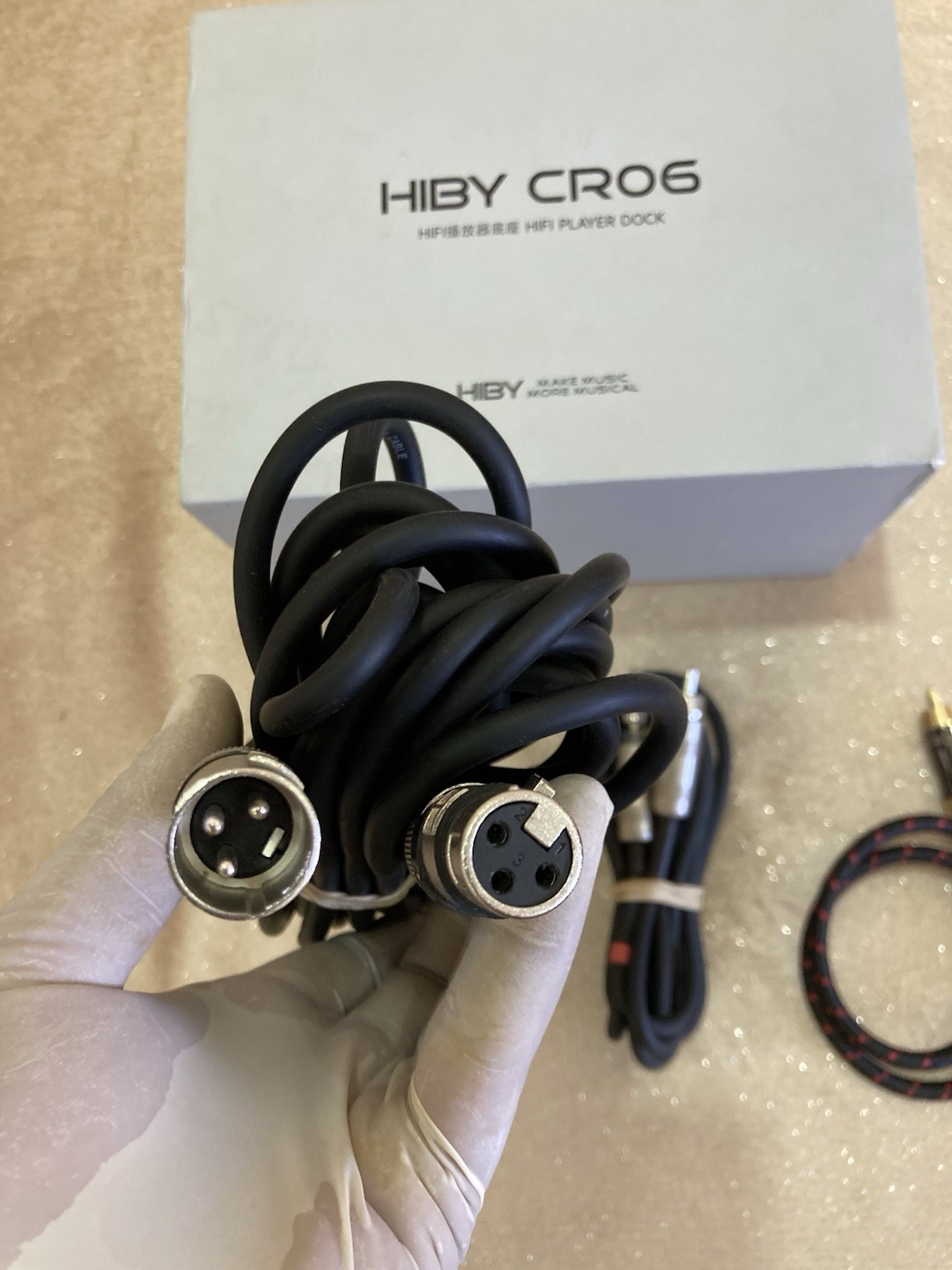 HiBy CR06 Audio Dock - Silver - Excellent Condition!