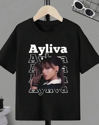 mädchen t shirt Fan Artikel Sängerin Ayliva Neu Sommer Shirt 11-12 Jahre