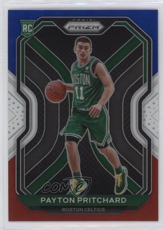 2020-21 Panini Prizm Red White & Blue Prizm Payton Pritchard #257 b2g