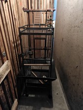 Vogelkäfig Vogelvoliere mit Ständer und Sitzstangen