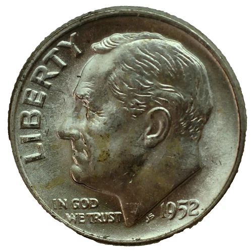 1952-D Roosevelt Silver Dime - Unc/Uncirculated