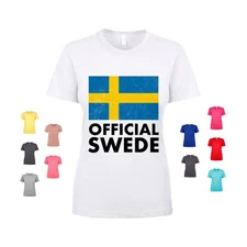Official Swede pride flag identity culture heritage Women's T Shirt