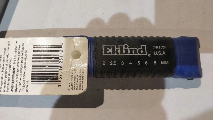 Eklind 25172 Hex Key Set 7 Piece - Image 3 of 3