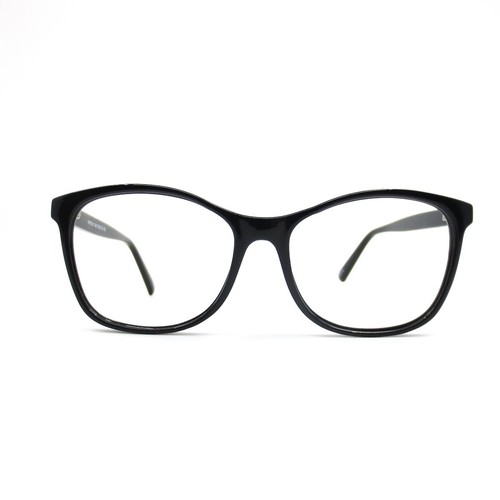 WP8101 BK Eyeglasses Frames Black Brown Cat Eye Full Rim 52-15-135