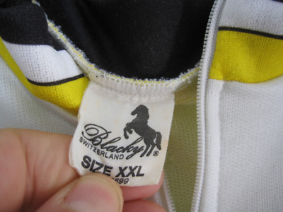 Maillot cycliste Système U Histor Blacky Tour 1988 FIGNON Laurent
