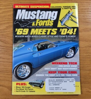 Mustang & Fords Magazine Back Issue From June 2008 Classic Ford Performance