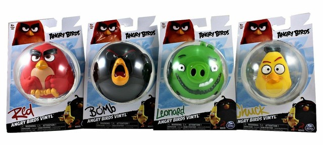 angry birds vinyl knockout playset