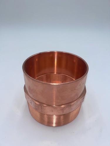 MALE ADAPTER ( C x M ) 1" X 3/4" NOMINAL SIZE FITTING 100% COPPER - Picture 2 of 4