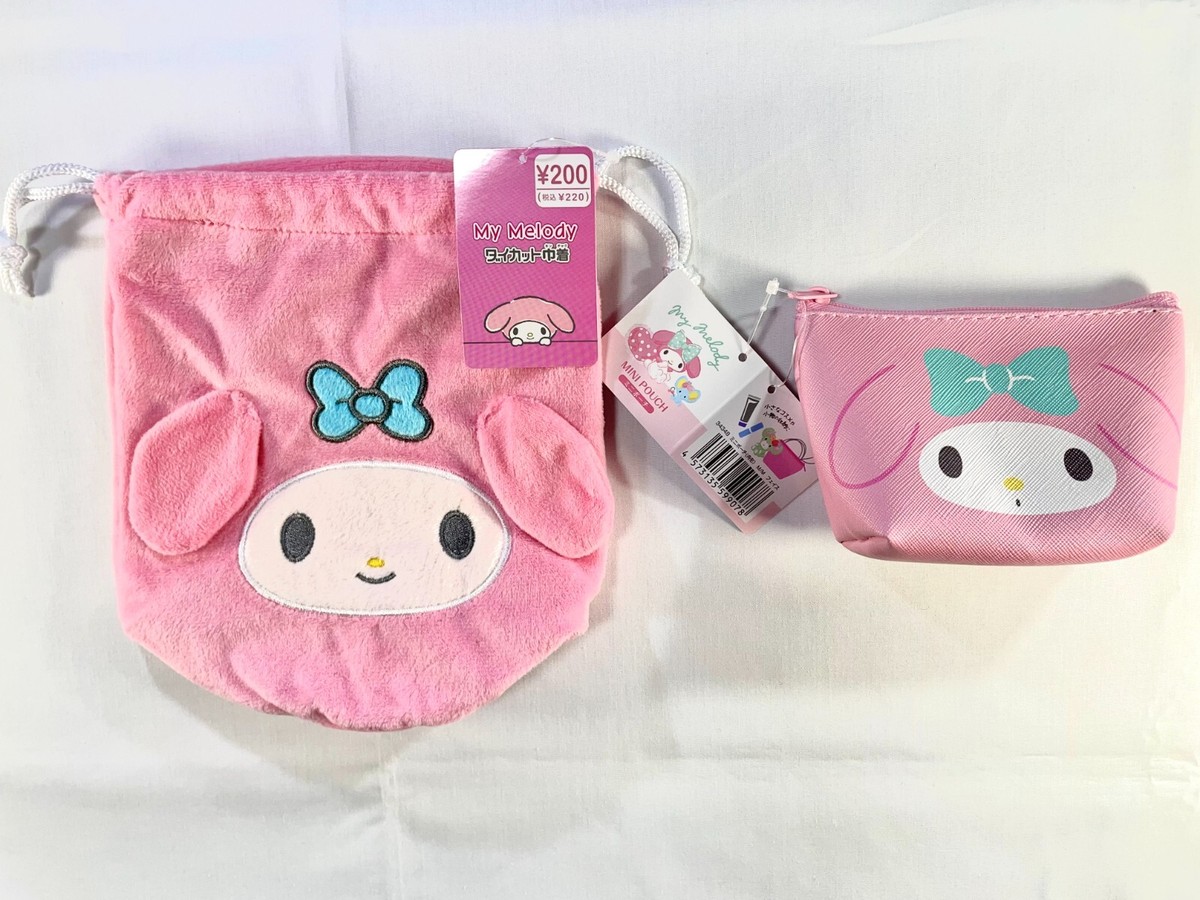 Daiso Sanrio My Melody Mini Pouch & Drawstring Bag Japan New | eBay