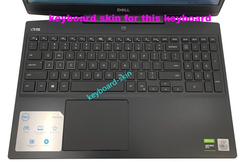 Keyboard Skin Cover for Dell Inspiron 15-3000 3553 3555 3558 3559 3565 3567 3878 - Picture 8 of 11